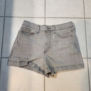 Banana Republic Faded Gray Denim Shorts